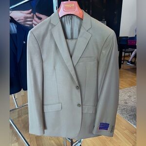 Giorgio Fiorelli Tan Suit with Notch Lapel